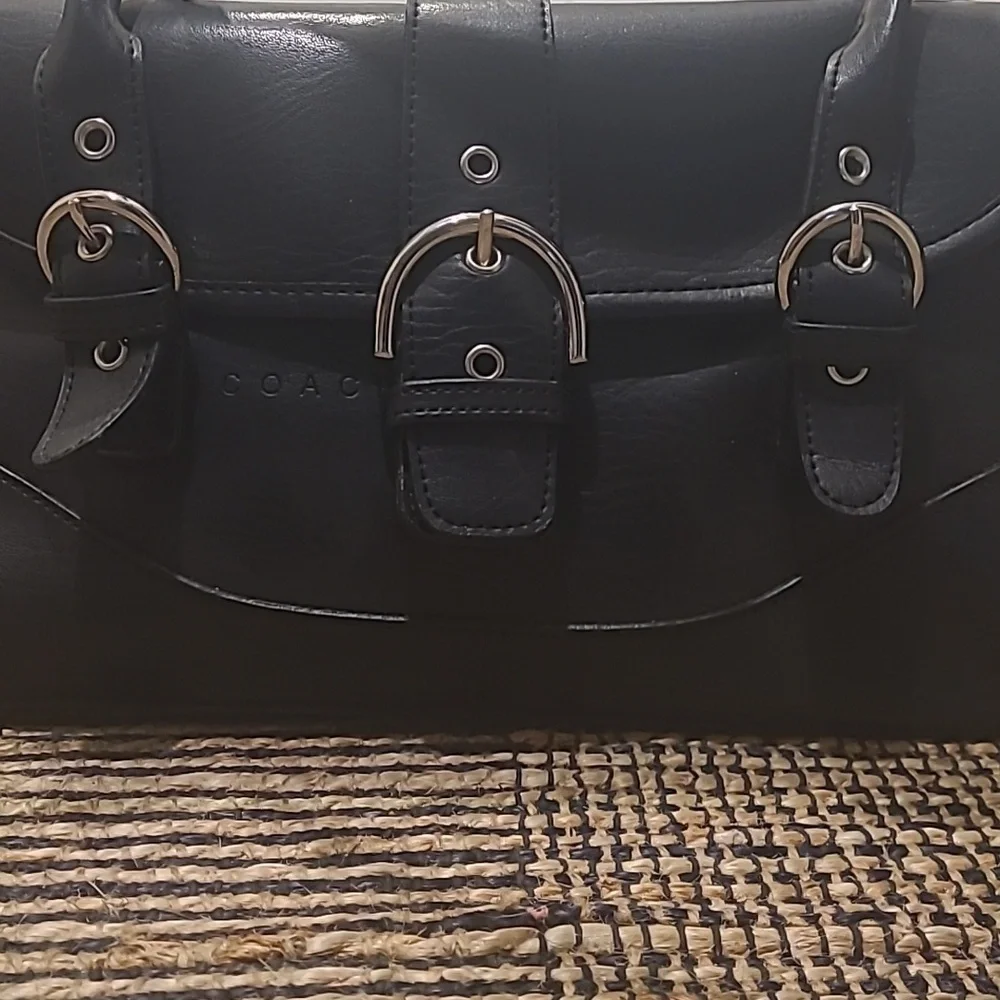 VINTAGE COACH SOHO BUCKLE SATCHEL PURSE BAG 4903 - Picture 3 of 11
